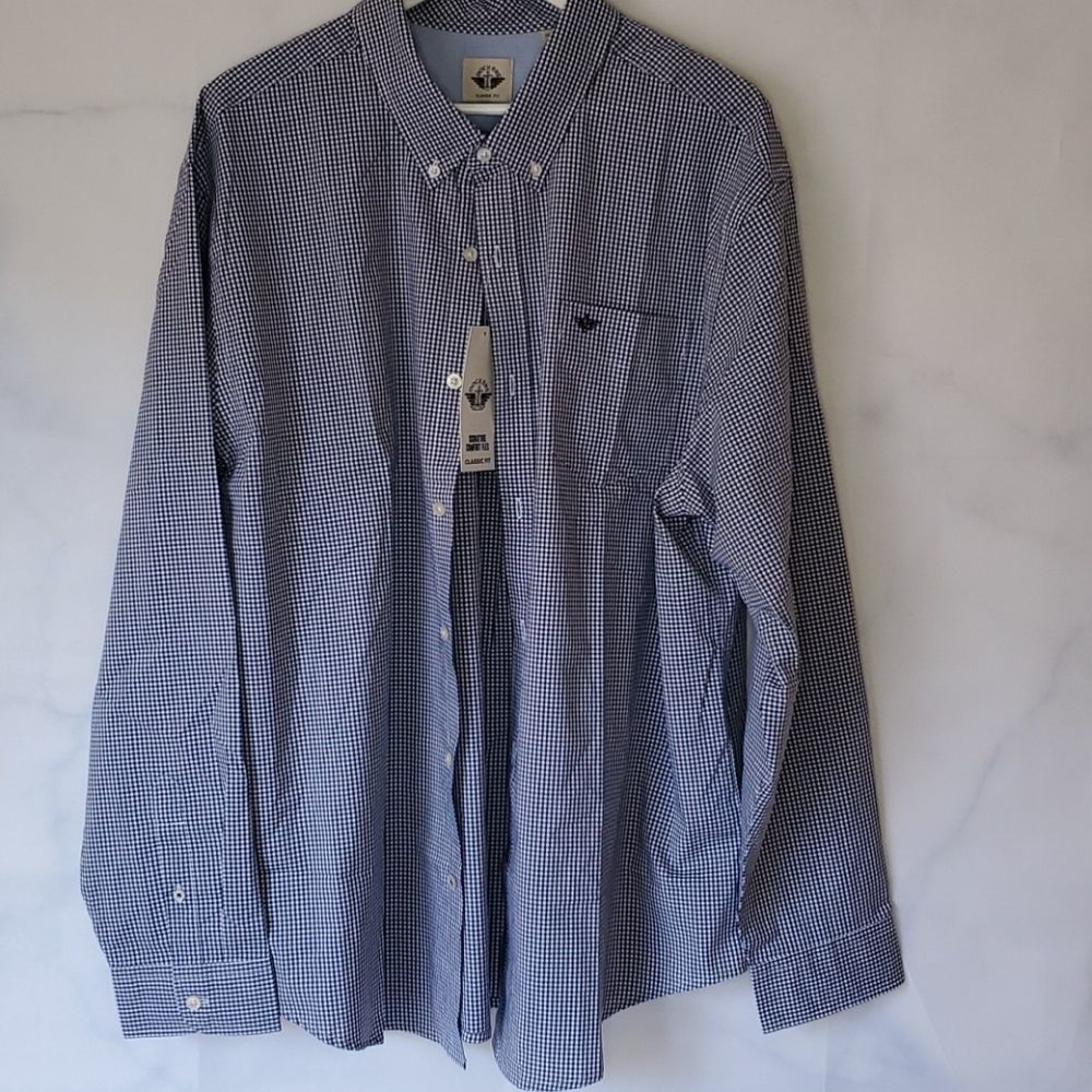 NWT - Men's Dockers Signature Comfort Flex Shirt
